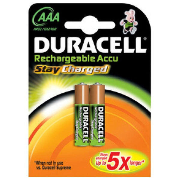 Batterie Ricaricabili DURACELL HR03 1.2 V AAA (2 Unità)-0