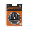 Set di punte Black & Decker a7090-xj 7 Pezzi Alba Plana pH-1