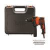 Set trapano e accessori Black & Decker BEH710K-QS 230 V 710 W-8