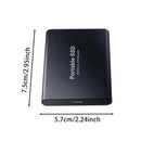 Disco rigido esterno portatile,SSD ad alta capacità, archiviazione su disco rigido USB di archiviazione per PC, TV, laptop, ufficio, compatibile con Mac e Windows 64GB bigeshop