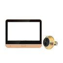 OPTEPYOE Videocitofono placcato in oro, 1080P, audio unidirezionale, microfono incorporato.(Cam128G) OPTEPYOE