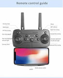 Drone rc 4k Professionale con 3 batterie, Telecamera HD grandangolare 1080p, Elicottero Pieghevole, WiFi FPV, Altezza Regolabile, Giocattolo Regalo Perfetto per Esterni LKHLTBF