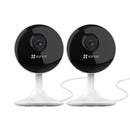EZVIZ C1C Telecamera da Interno Wifi IP Camera 1080p Grandangolare visione notturna avviso movimento audio ad due vie grandangolare app mobile compatibile con Alexa confezione formato famiglia da 2 EZVIZ