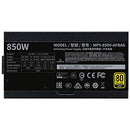 Cooler Master V850 Gold V2 Full Modular, 850W, efficienza Gold 80+, funzionamento semi-fanless, cavi PCIe ad alta efficienza 16AWG Cooler Master