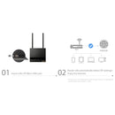 ASUS 4G-N16, Modem Router LTE, Velocità Internet Fino a 150Mbps, Connessione WiFi Ultraveloce, 3G e 4G, Porta Ethernet, configurazione semplice, compatibile con le sim di tutti gli operatori, Nero ASUS