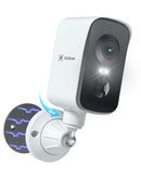COCOCAM Portatile Magnetica 4G Telecamera con SIM Senza Fili Esterno/Interno 2K per RV/Campeggio/Viaggio, 300°Pan, 10000Ahm Batteria, PIR&AI Rilevamento Umano, Scheda SIM Integrata (NO WIFI) COCOCAM