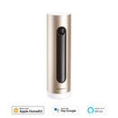 Netatmo Telecamera Wifi Interno con Supporto a Parete, 1080P, Videocamera di Sorveglianza, Sensore di Movimento, Visione Notturna, Senza Abbonamenti, Compatibile con Alexa, Google, Apple, NSC-AMZ Netatmo