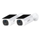 Telecamere Wi-Fi Esterno ANRAN 2 Pack 3MP   Batteria Senza Fili, Solare Pannello Integrato, Visione Notturna a Colori, PIR Movimento Rilevamento, Sirena, Audio Bidirezionale, Alexa Supporta,C3 ANRAN