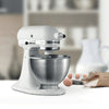 Sbattitore con frusta KitchenAid 5K45SSEWH Metallo Acciaio inossidabile Zinco-1