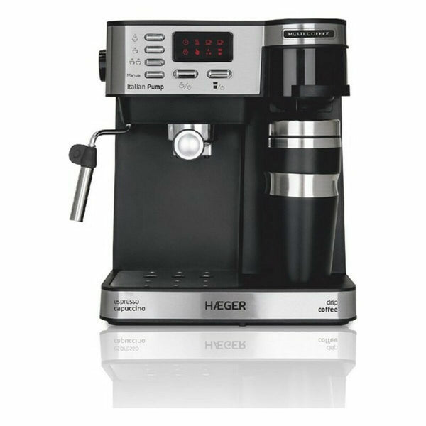 Caffettiera Express a Leva Haeger CM-145.008A Multicolore 1,2 L-0