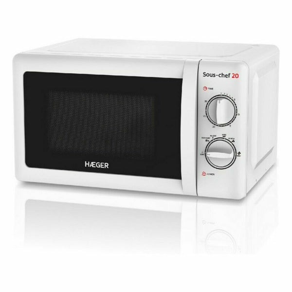 Microonde con Grill Haeger MW-70W.006A 20 L Bianco 700W-0