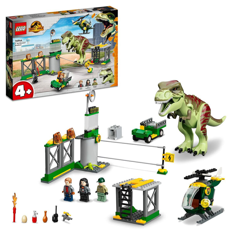 Playset Lego 76944 Jurassic World T-Rex Escape (140) (140 Pezzi)-1