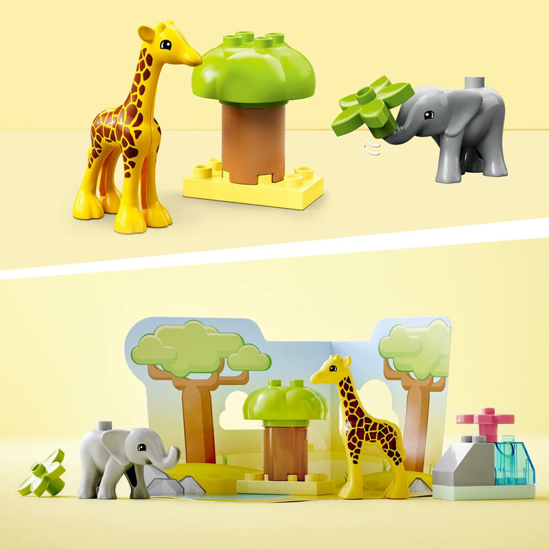 Playset Lego DUPLO African Wild Animals, 10 Pezzi-4