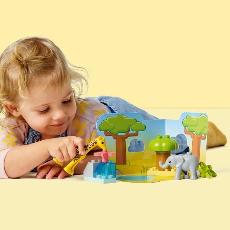 Playset Lego DUPLO African Wild Animals, 10 Pezzi-7