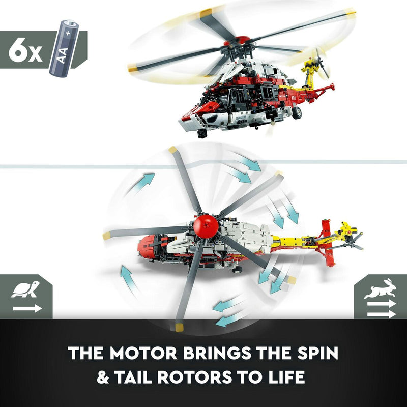 Playset di Veicoli   Lego Technic 42145 Airbus H175 Rescue Helicopter         2001 Pezzi-4