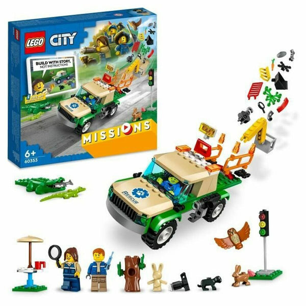 Playset Lego City 60353 Wild Animal Rescue Missions (246 Pezzi)-0