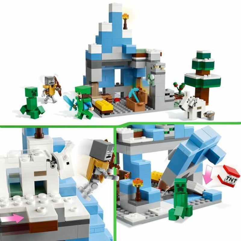 Playset Lego Minecraft 21243 frozen peaks-1