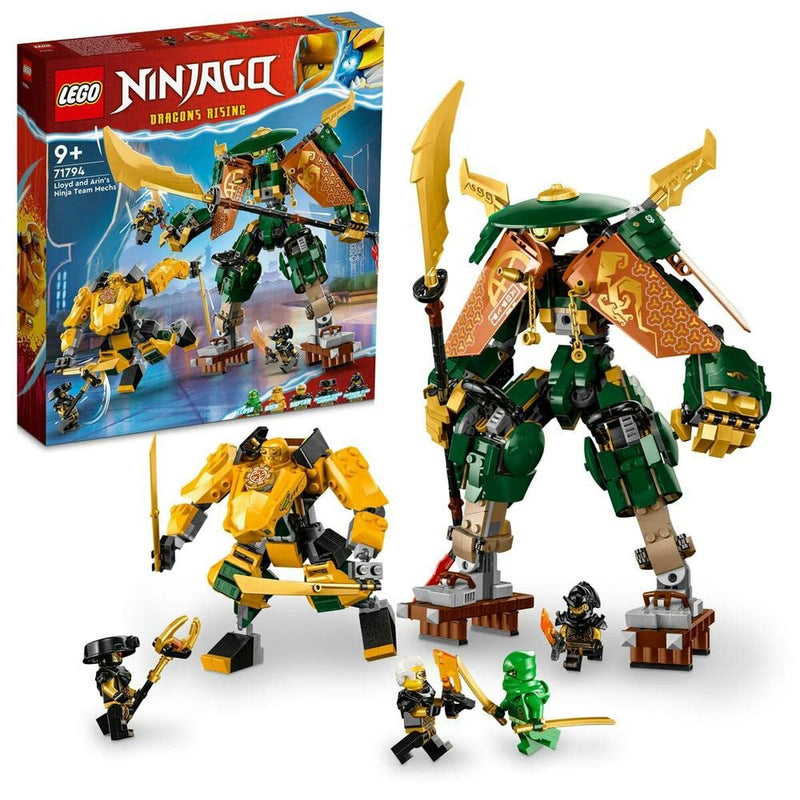 Set di Costruzioni Lego Ninjago 71794 The Ninjas Lloyd and Arin robot team-7