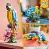 Playset Lego Creator 31136 Exotic parrot with frog and fish 3 in 1 253 Pezzi-4