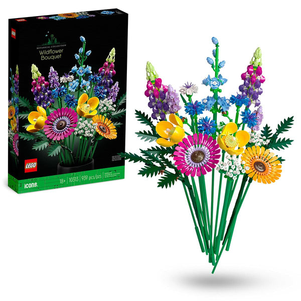 Playset Lego Icons 10313 Bouquet of wild flowers 939 Pezzi-0