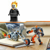 Playset Lego Marvel 76245 The robot and motorcycle of Ghost Rider Multicolore + 7 Anni 264 piezas-3