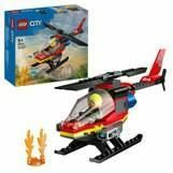 Playset Lego 60411 Fire Rescue Helicopter-0