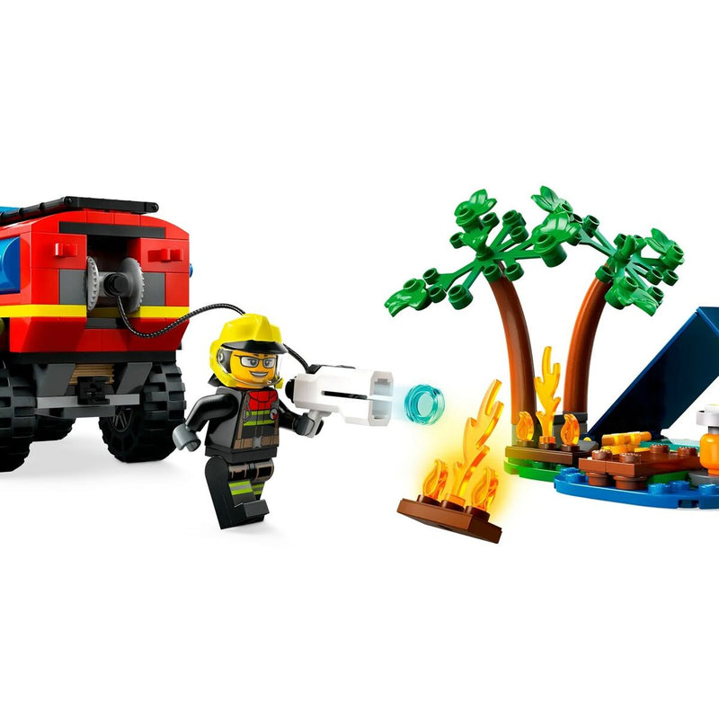 Playset Lego 60412 4x4 Fire Engine with Rescue Boat-5