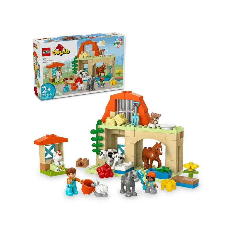 Playset Lego 10416 Caring for Animals at ther farm 74 Pezzi-0