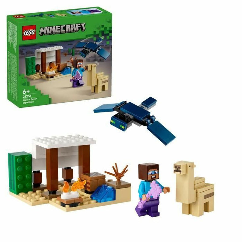 Playset Lego 21251 Minecraft : Steve´s Desert Expedition-0