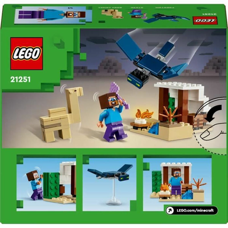 Playset Lego 21251 Minecraft : Steve´s Desert Expedition-1