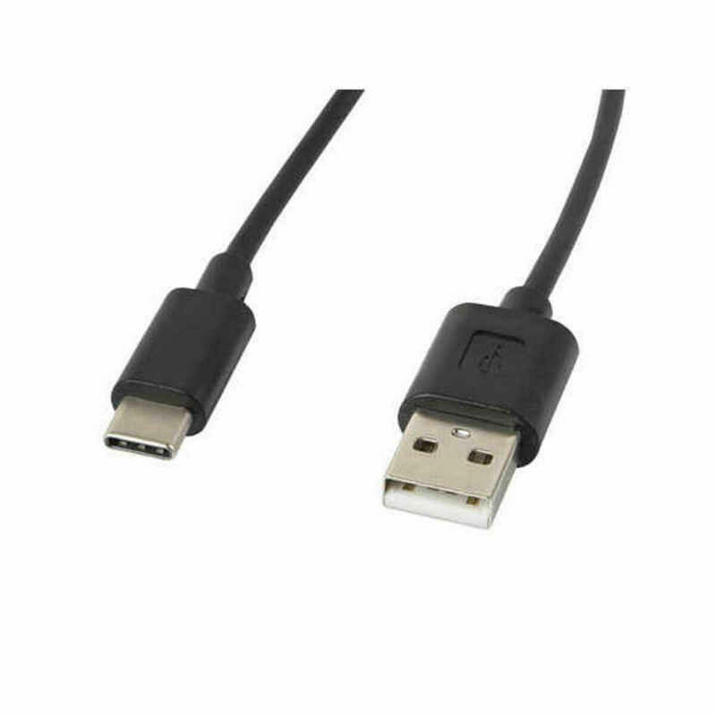 Cavo USB A con USB-C Lanberg CA-USBO-10CC-0018-BK Nero 1,8 m (1 Unità)-0