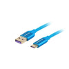 Cavo USB A con USB C Lanberg CA-USBO-21CU-0005-BL Azzurro 50 cm 0,5 m-0