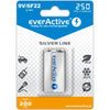 Batterie Ricaricabili EverActive EVHRL22-250 6F22 200 mAh 9 V-0