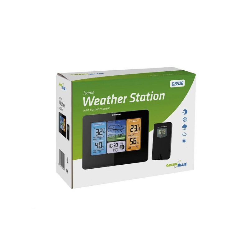 Stazione Meteorologica Multifunzione Greenblue GB526 Nero Sì-2