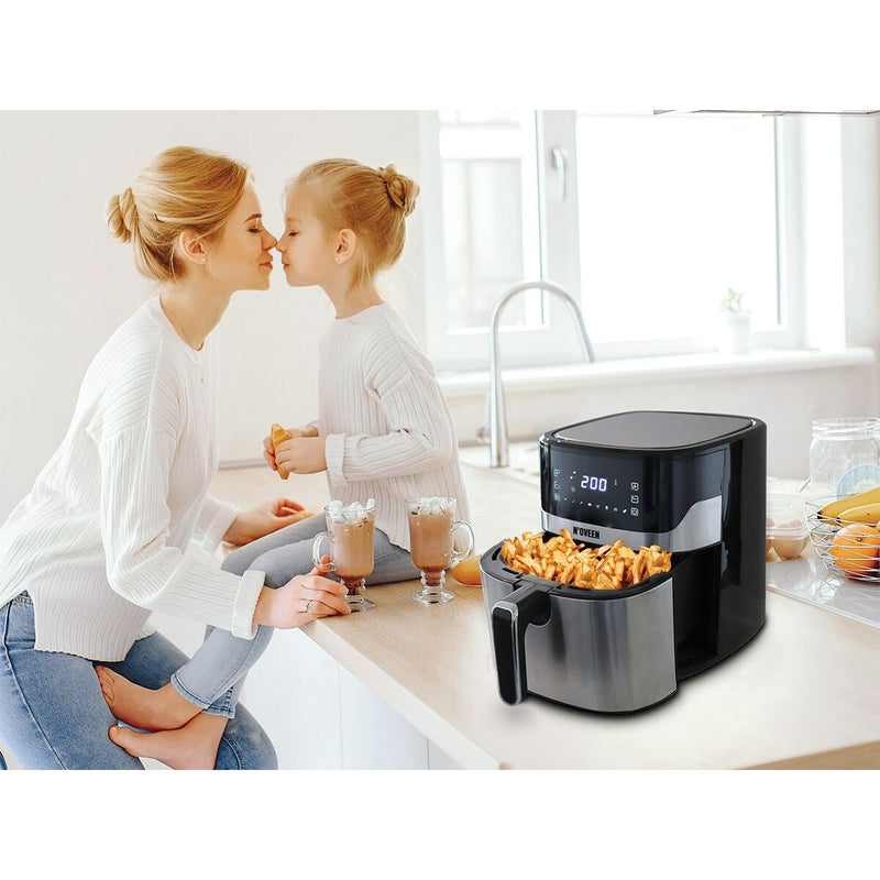 Friggitrice ad Aria N'oveen AF550 Nero 1600 W 6,5 L-2