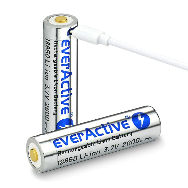 Batterie Ricaricabili EverActive EV18650-26M 3,7 V-1