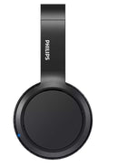 PHILIPS Auricolari Bluetooth con Microfono Wireless, Resistenti al Sudore, 18 Ore di Riproduzione, Morbidi e Confortevoli Earbuds, Auricolari TAT2206BK/00, Nero (Black) Philips