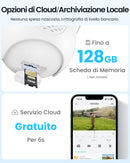 ieGeek 4G LTE Telecamera con SIM con Batteria, 2K 3MP Telecamera 4G con Pannello Solare, Telecamera Esterno Senza Fili, Rilevamento PIR ieGeek