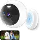 Telecamera Sorveglianza Noorio  Wifi 2,4 GHz, Senza Fili, 32GB Integrata, Magnetica, Batteria Lunga Durata con App, HDR 1080P Visione Notturna a Colori Noorio