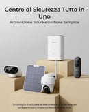 Reolink Security Home Hub, Telecamera di Sorveglianza, No Canone Mensile, Streaming Live e Riproduzione 16MP, Memoria Locale Espandibile, Wi-Fi 6 e Wi-Fi Dual-Band, Algoritmo Crittografia Esclusivo Reolink