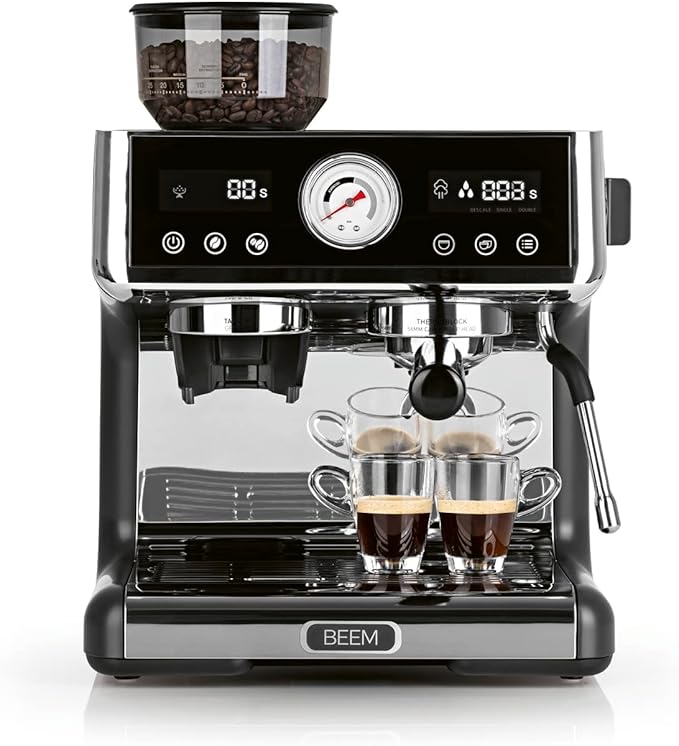 BEEM Macchina per caffè professonale espresso con macinino ESPRESSO-GRIND-EXPERT