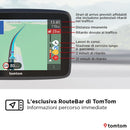 TomTom Navigatore per Auto GO Classic 2a gen. (6", Informazioni sul traffico e Avvisi autovelox, Aggiornamenti Mappe Europa, Aggiornamenti tramite Wi-Fi, Indicatore di corsia in movimento) TomTom