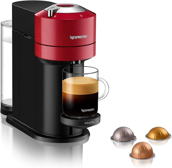 Krups Vertuo Next XN910510 macchina per caffè a capsule 1,1 L, 1500W, Rosso Nespresso