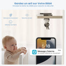 ieGeek 2k Baby Monitor Video e Audio con 5" LCD, Telecamera Bambini con Monitor Supporto Controllo Tramite APP Mobile & Monitor, 3000 mAh Batteria Ricaricabile, 3 Tipi di Rilevamento Intelligente ieGeek