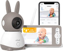 ieGeek 2k Baby Monitor Video e Audio con 5" LCD, Telecamera Bambini con Monitor Supporto Controllo Tramite APP Mobile & Monitor, 3000 mAh Batteria Ricaricabile, 3 Tipi di Rilevamento Intelligente ieGeek