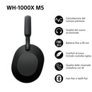 Sony WH-1000XM5 Custodia Rigida |Cuffie Wireless Over-Ear, Noise Cancelling di Nuova Generazione con Spatial Audio, Fino a 30 Ore di Batteria, Bluetooth, Black