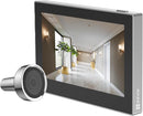 EZVIZ CP2 Spioncino Digitale a Batteria 1080P con Schermo a Colori da 4,3", Visione Grandangolare a 146°, Batteria Ricaricabile da 2200 mAh, WiFi 2.4 GHz, NO Rilevamento di Movimento, Colore Argento ezviz