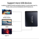 Disco rigido esterno portatile,SSD ad alta capacità, archiviazione su disco rigido USB di archiviazione per PC, TV, laptop, ufficio, compatibile con Mac e Windows 64GB bigeshop