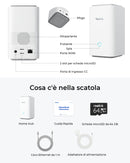 Reolink Security Home Hub, Telecamera di Sorveglianza, No Canone Mensile, Streaming Live e Riproduzione 16MP, Memoria Locale Espandibile, Wi-Fi 6 e Wi-Fi Dual-Band, Algoritmo Crittografia Esclusivo Reolink