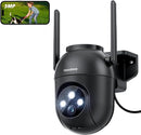 Telecamera Wi-Fi Esterno: Telecamera Esterno Videocamera Sorveglianza Esterno 2,4G/5G WiFi Telecamere Videosorveglianza Esterna 360° Autotracciamento Continua 24/7 Visione Notturna Colori Sirene ieGeek